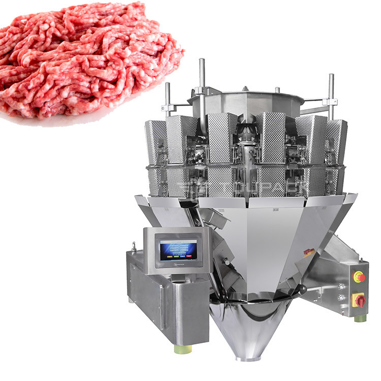 14 ヘッドスクリュー・ウェイガー 2.0KW 410kg 粉砕豚肉 鮮肉 計量・梱包機