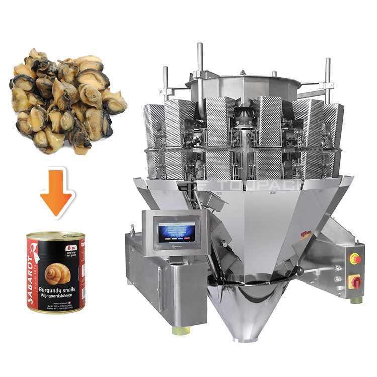 ボトル缶詰10-500g缶詰のスナーク肉のための自動重量付けの詰め込みと密封機