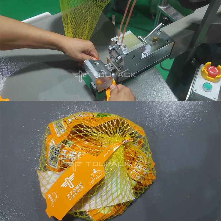 半自動 メッシュネット バッグ ピーナッツ オレンジ ポテト 洋?? のパッケージング マシン