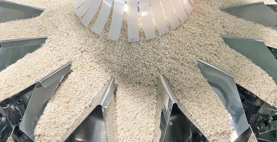 14 バケツ オートマティック マルチヘッド 秤 1kg 2kg 5L 穀物 食品 穀物 米袋 梱包機