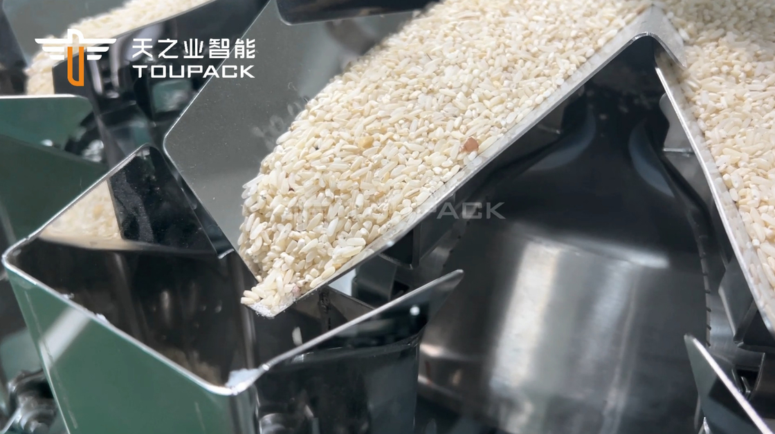 14 バケツ オートマティック マルチヘッド 秤 1kg 2kg 5L 穀物 食品 穀物 米袋 梱包機