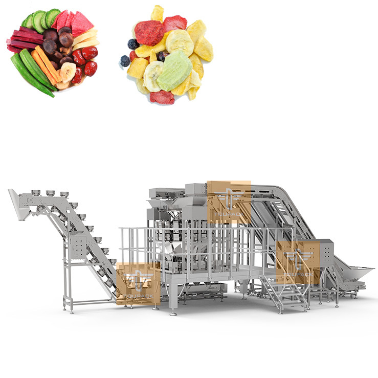冷凍果物 混合・重量化システム 20頭 24頭 32頭 重量機 冷凍乾燥野菜 梱包機