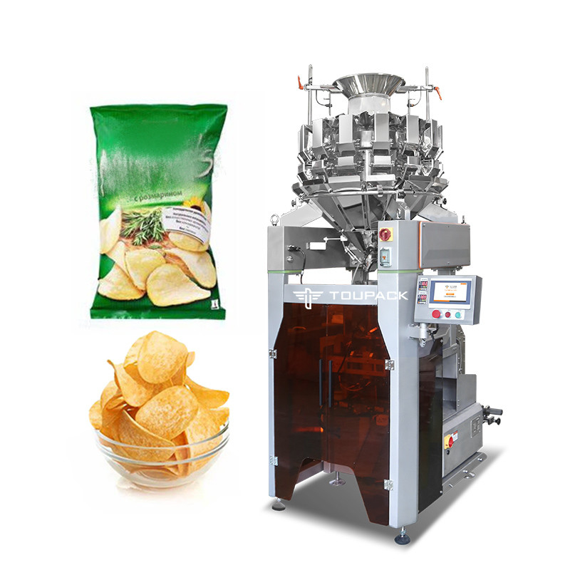 高速 120BPM スティックバッグ ポテトチップス スナック 垂直包装機 自動重量化・包装機