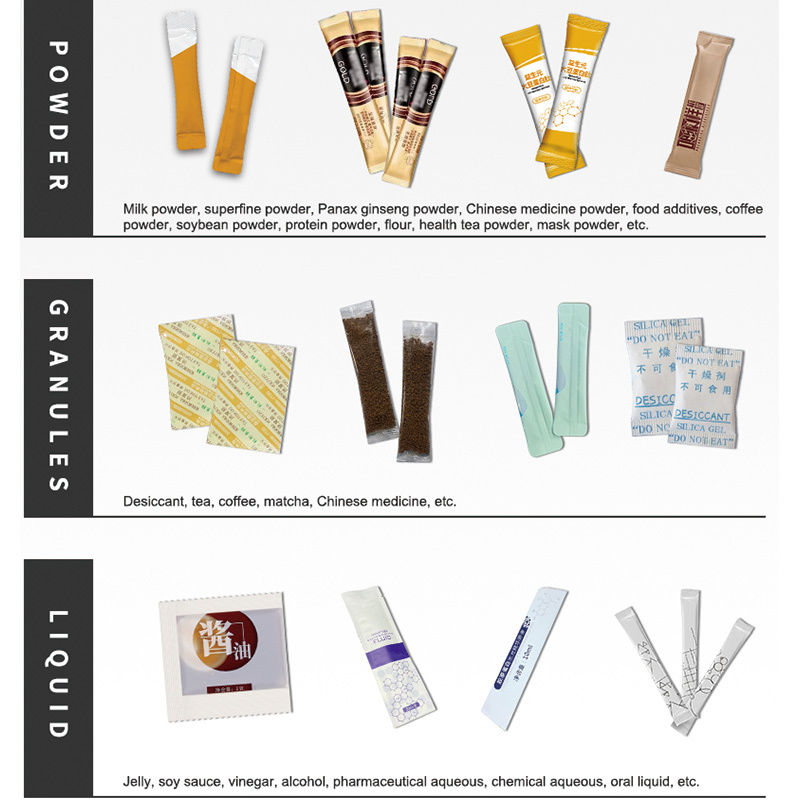 完全自動 VFF ケチャップの梱包と詰め込み マルチトラック垂直4面シールサケットトマトソースの梱包機