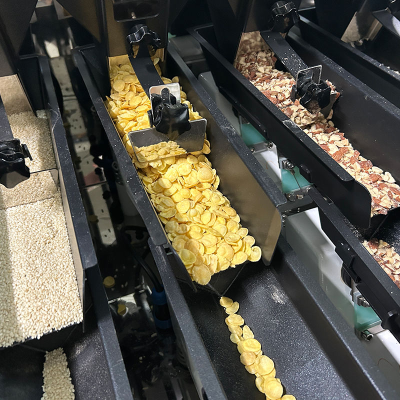 自動 10g-1000G ポッチ パロット 食品 梱包 機 砂糖 果物 香辛料 茶葉 袋 梱包 機 多頭 秤