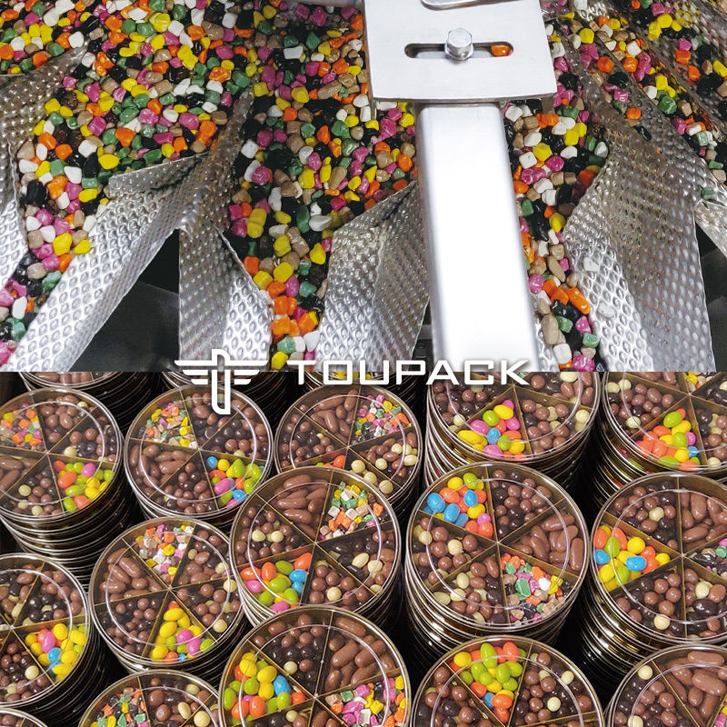 オート スタンドアップ ポッチ ドイパック 計量 梱包 粒 ピーナッツ カシューナッツ 多頭計量 詰め機