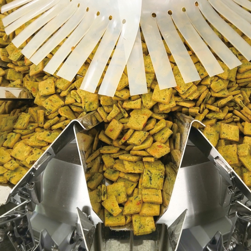 高品質の垂直自動定量粒子スナック食品シーリング充填包装VFFS計量包装機