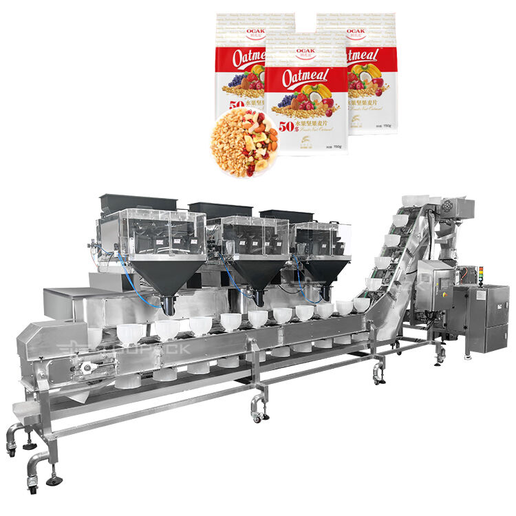 Long Strip Snack Food Weighing Hard Candy Packing Machine Fried Dough Twist Packaging Machine Zipper Bag Pillow Packing Machine