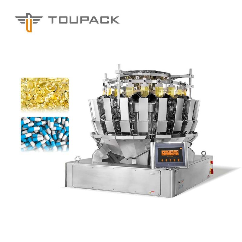 PLC SS304 2.5L 5Lの丸薬薬のための自動重量を量り、パッキング機械