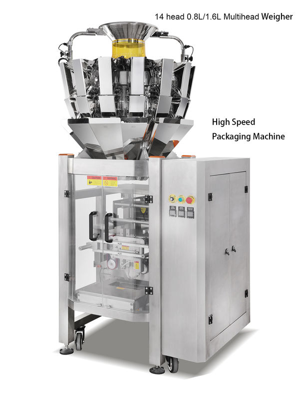 オートミールのビスケットのために包む1台の0.8L 1.6L Multiheadの計重機すべて