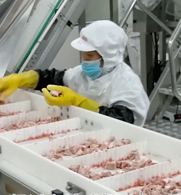 氷った肉骨プロダクトのための20の袋/分のMultiheadの計重機のパッキング機械