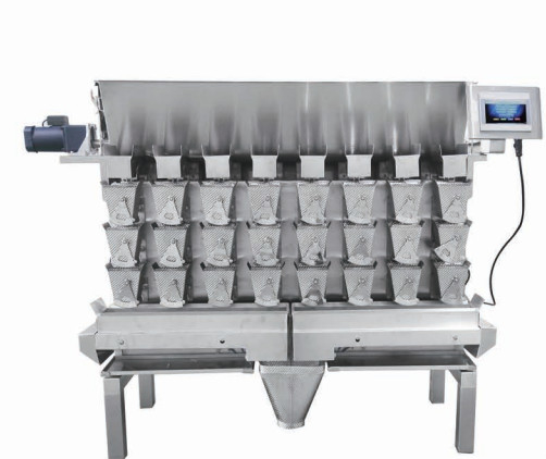 8新しい調理された肉製品30袋/分のためのヘッド組合せの計重機