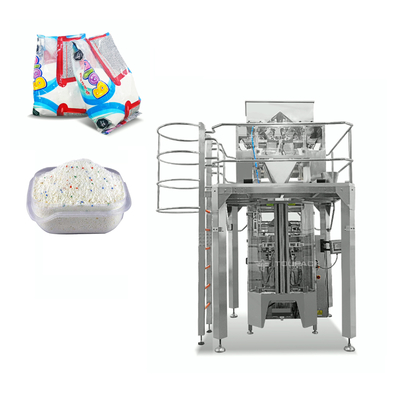 4ヘッド10L線形計重機4kgの粉末洗剤のパッキング機械の重量を量る自動縦袋