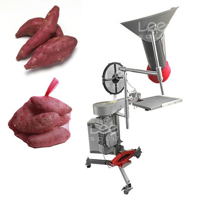 半自動シトラスネットバッグ包装機 甘いジャガイモ オレンジ メッシュバッグ 果物包装機