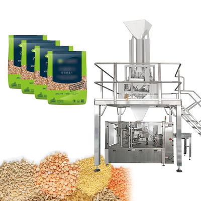 1kg 2kg 5kg 線形重量計を詰める自動穀物粒詰め機