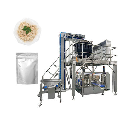 生鮮食品ミートパイ用トレイ包装機、多頭式計量、イカ、エビ、アサリ、アワビ、ジッパーバッグ自動包装機