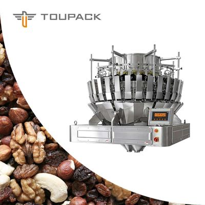 混合されたナットの豆のための自動SS304 2.5L Multiheadの計重機のパッキング機械