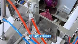 高速自動メッシュ袋包装システム（0.5kg～5kg）