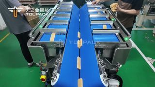 氷砂糖（黒糖）用 Vベルト多頭秤量機 |リバースリジェクトシステム | 464g±2g